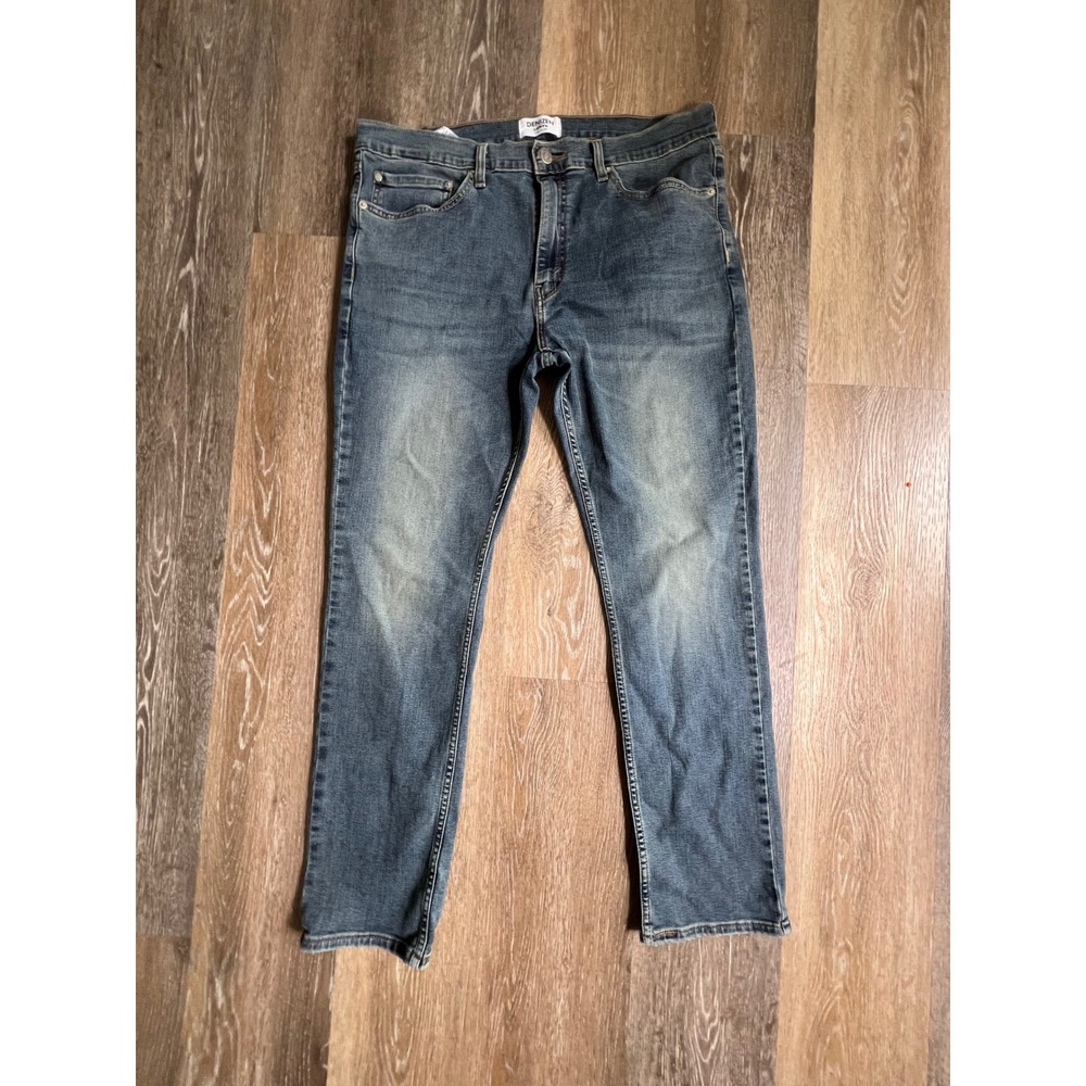 Denizen Levi's 216 Slim Jeans Mens 36x30 Blue Medium Wash Stretch Denim 2918
